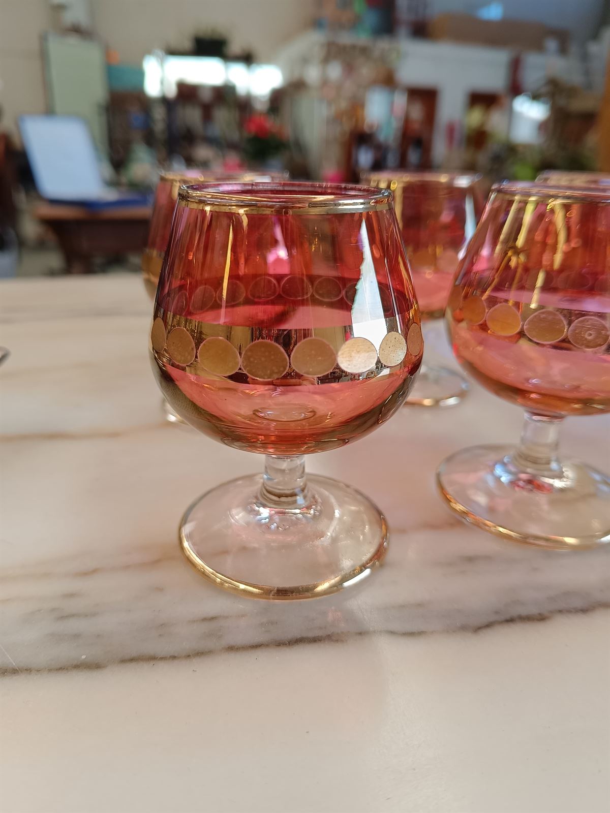 Copas de coñac rosas Finelsa - Imagen 2