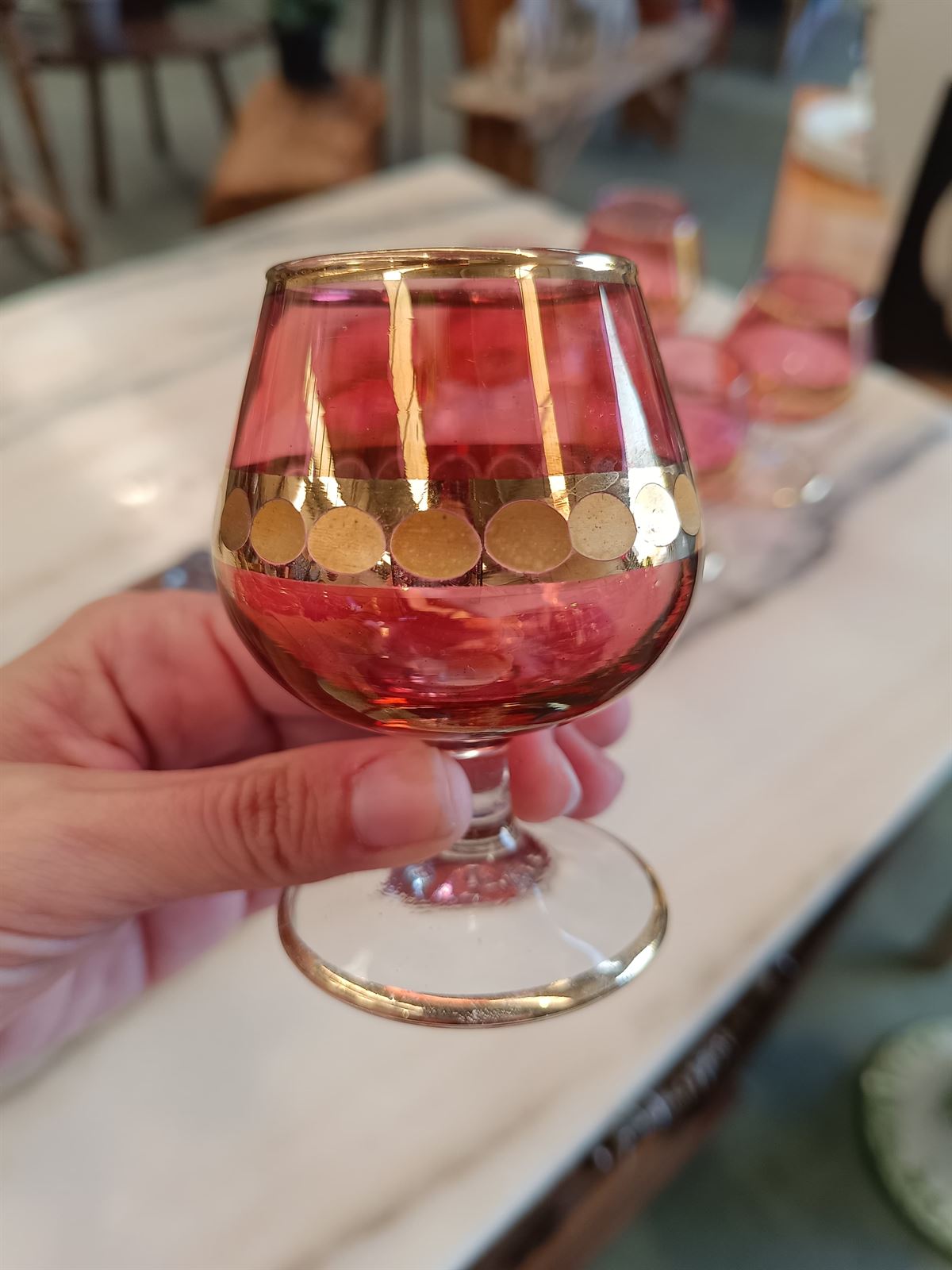Copas de coñac rosas Finelsa - Imagen 4