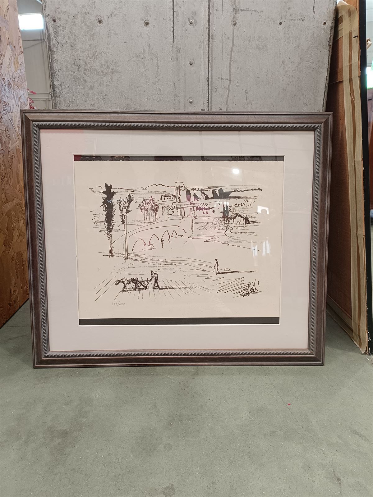 Cuadro lámina Salvador Dalí Castelló D'Empuries - Imagen 1