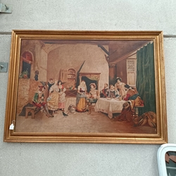 Cuadro lienzo "Interior de cocina" - Imagen 1