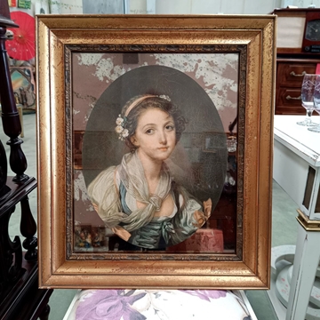 Cuadro Niña con Pañuelo - Imagen 1