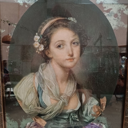 Cuadro Niña con Pañuelo - Imagen 2