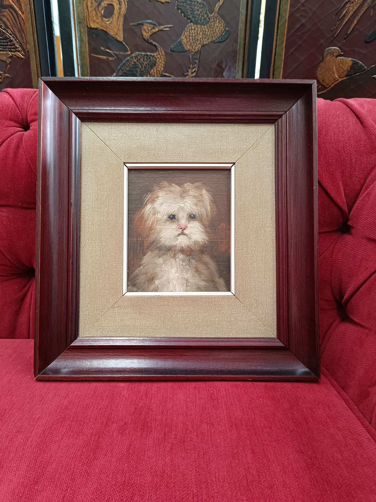 Cuadro óleo sobre tabla años 70 - Imagen 1