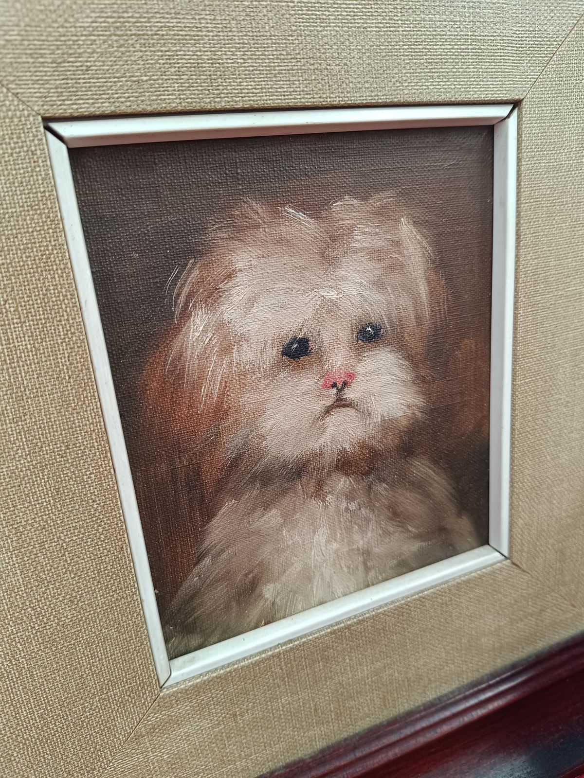 Cuadro óleo sobre tabla años 70 - Imagen 2