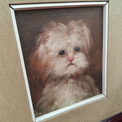 Cuadro óleo sobre tabla años 70 - Imagen 2