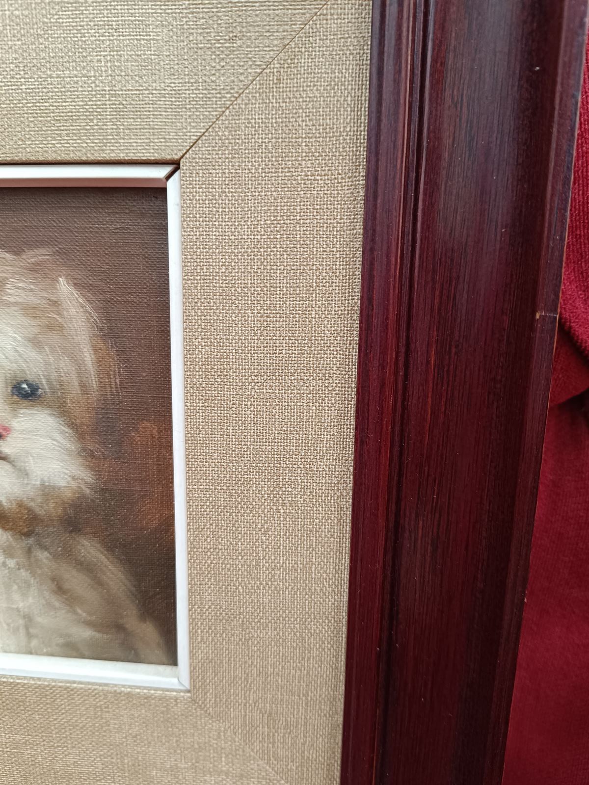 Cuadro óleo sobre tabla años 70 - Imagen 5