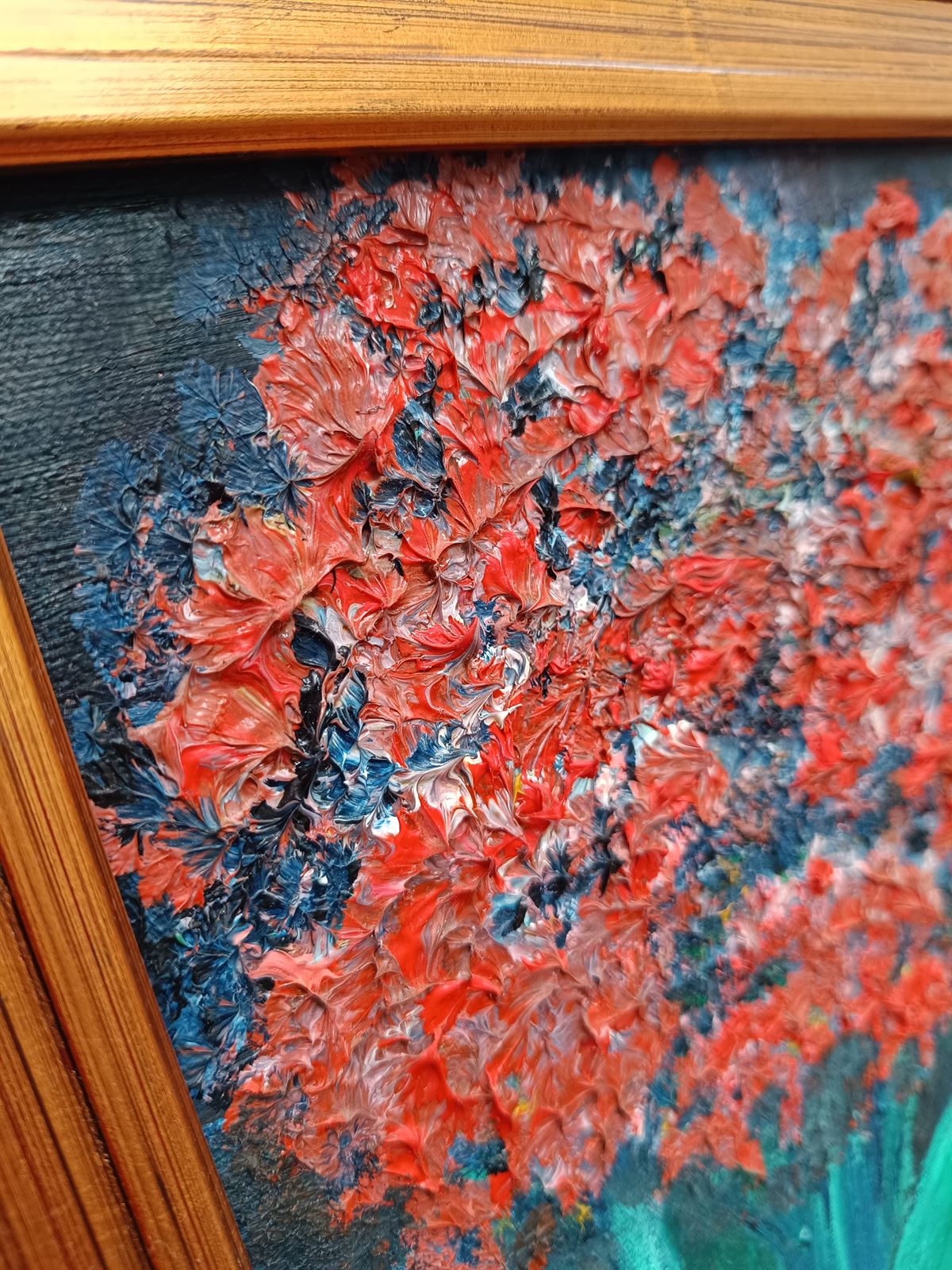 Cuadro pintura acuarela de flores - Imagen 2