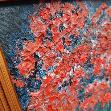 Cuadro pintura acuarela de flores - Imagen 2