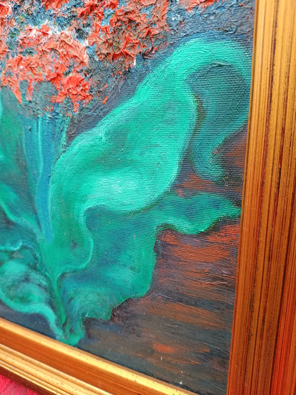 Cuadro pintura acuarela de flores - Imagen 3