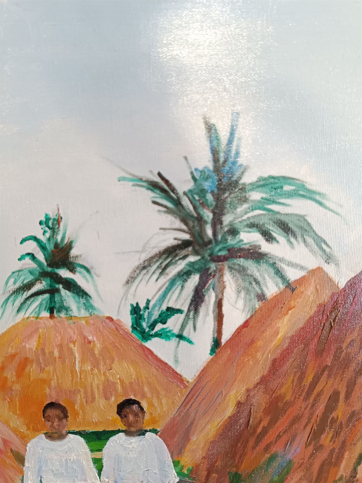 Cuadro pintura óleo tropical - Imagen 4