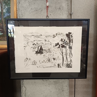 Cuadro reproducción Salvador Dalí Paisaje - Imagen 1