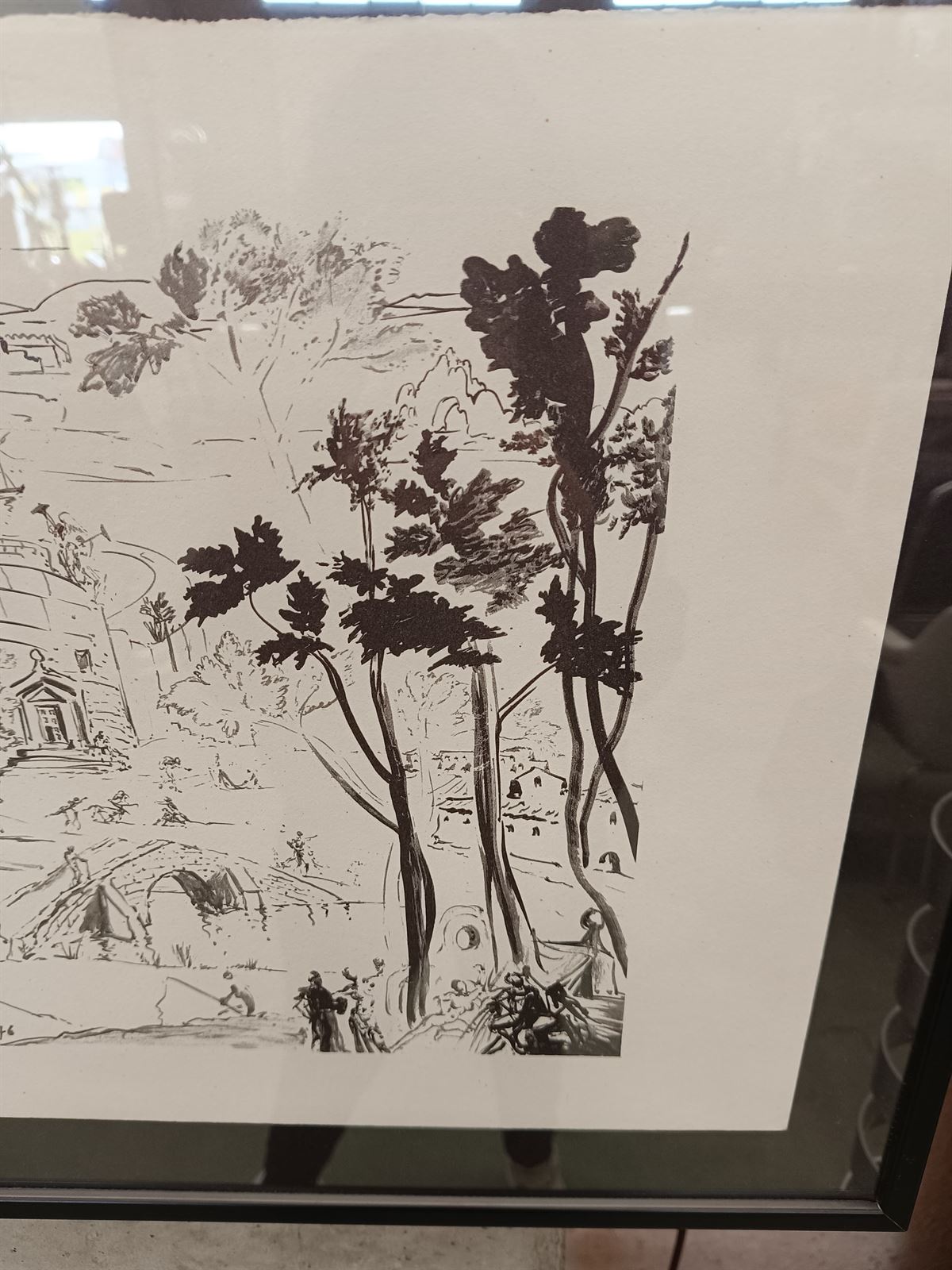 Cuadro reproducción Salvador Dalí Paisaje - Imagen 2