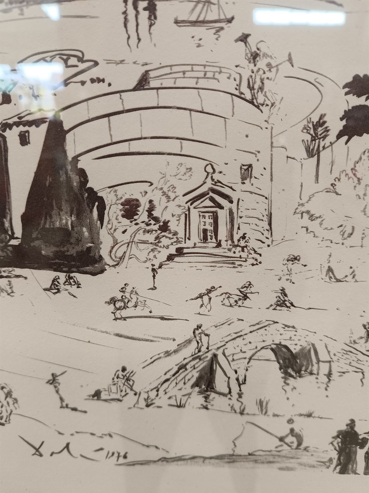 Cuadro reproducción Salvador Dalí Paisaje - Imagen 3