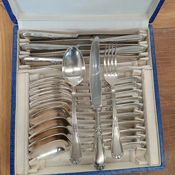 Cubertería Dalia de alpaca - Imagen 1