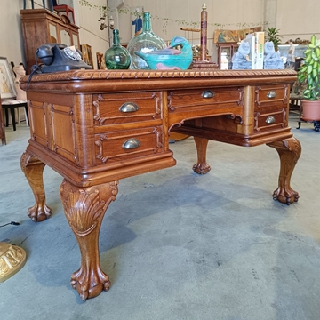 Despacho chippendale madera castaño - Imagen 2