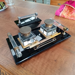 Escribanía Art Deco de escritorio - Imagen 1