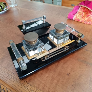 Escribanía Art Deco de escritorio - Imagen 1