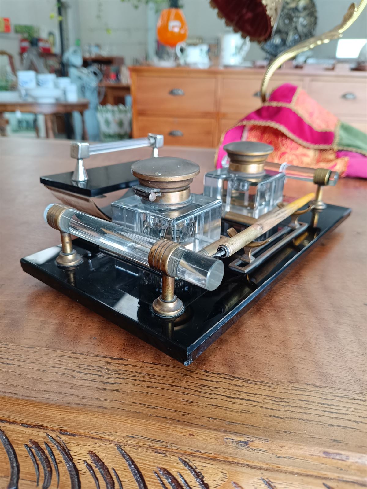 Escribanía Art Deco de escritorio - Imagen 3
