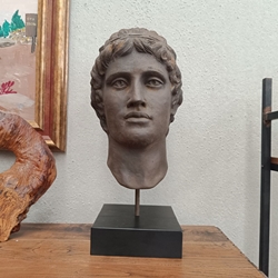 Escultura busto de varón griego - Imagen 2