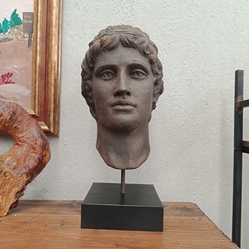 Escultura busto de varón griego - Imagen 2