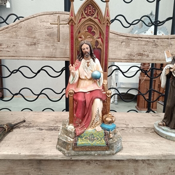 Escultura Cristo Sagrado Corazón - Imagen 1