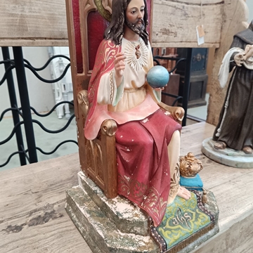 Escultura Cristo Sagrado Corazón - Imagen 2