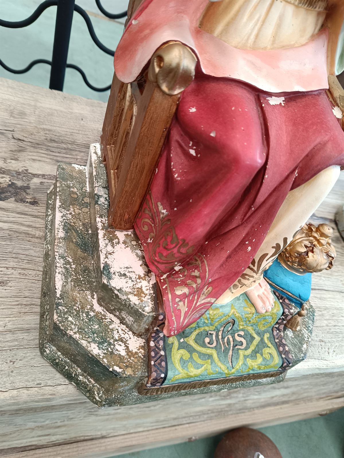 Escultura Cristo Sagrado Corazón - Imagen 8