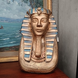 Escultura de busto máscara Tutankamon - Imagen 2