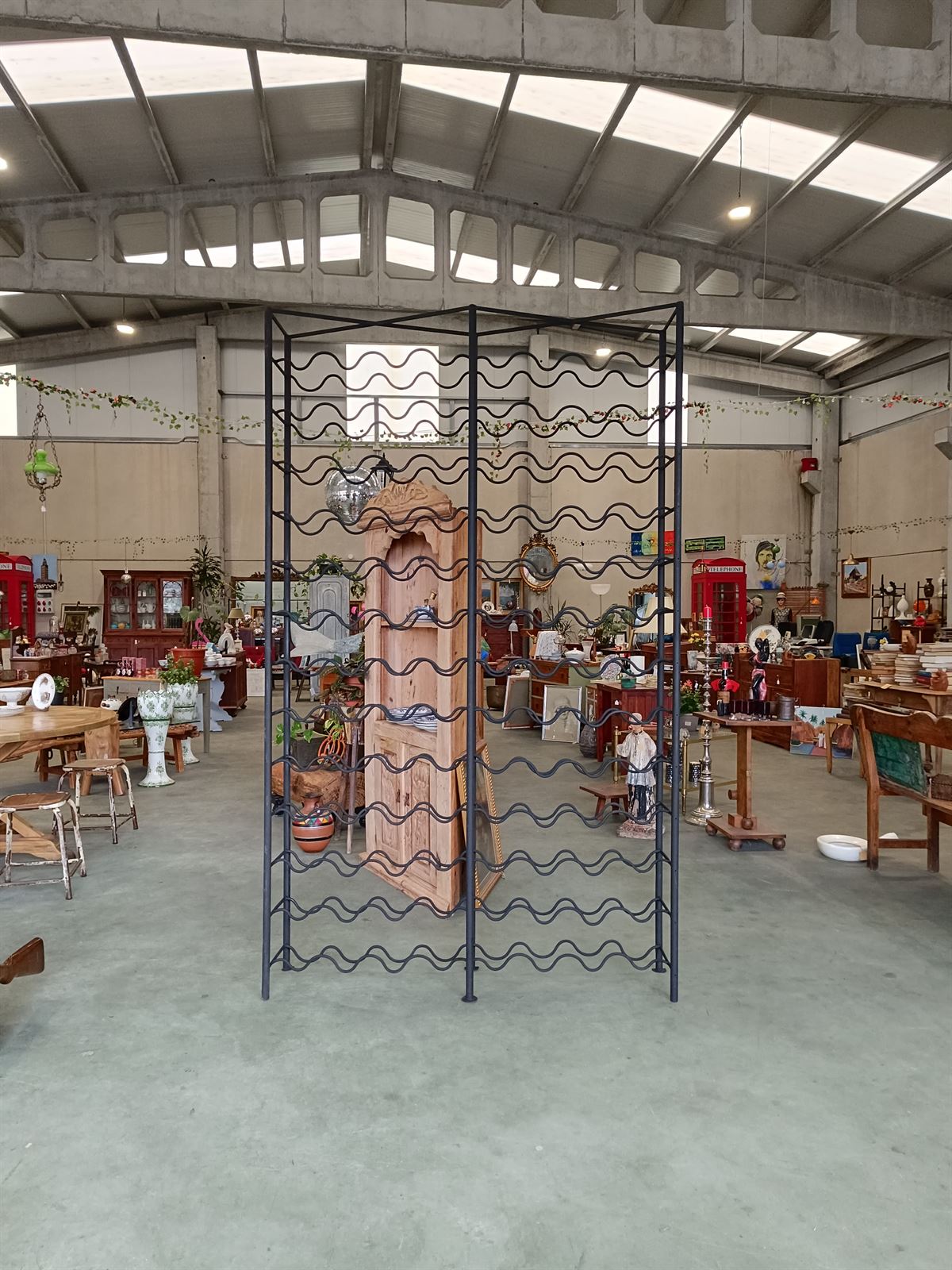 Estantería botellero de hierro - Imagen 1