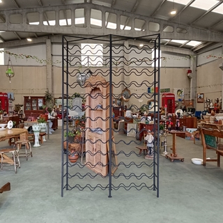 Estantería botellero de hierro - Imagen 1