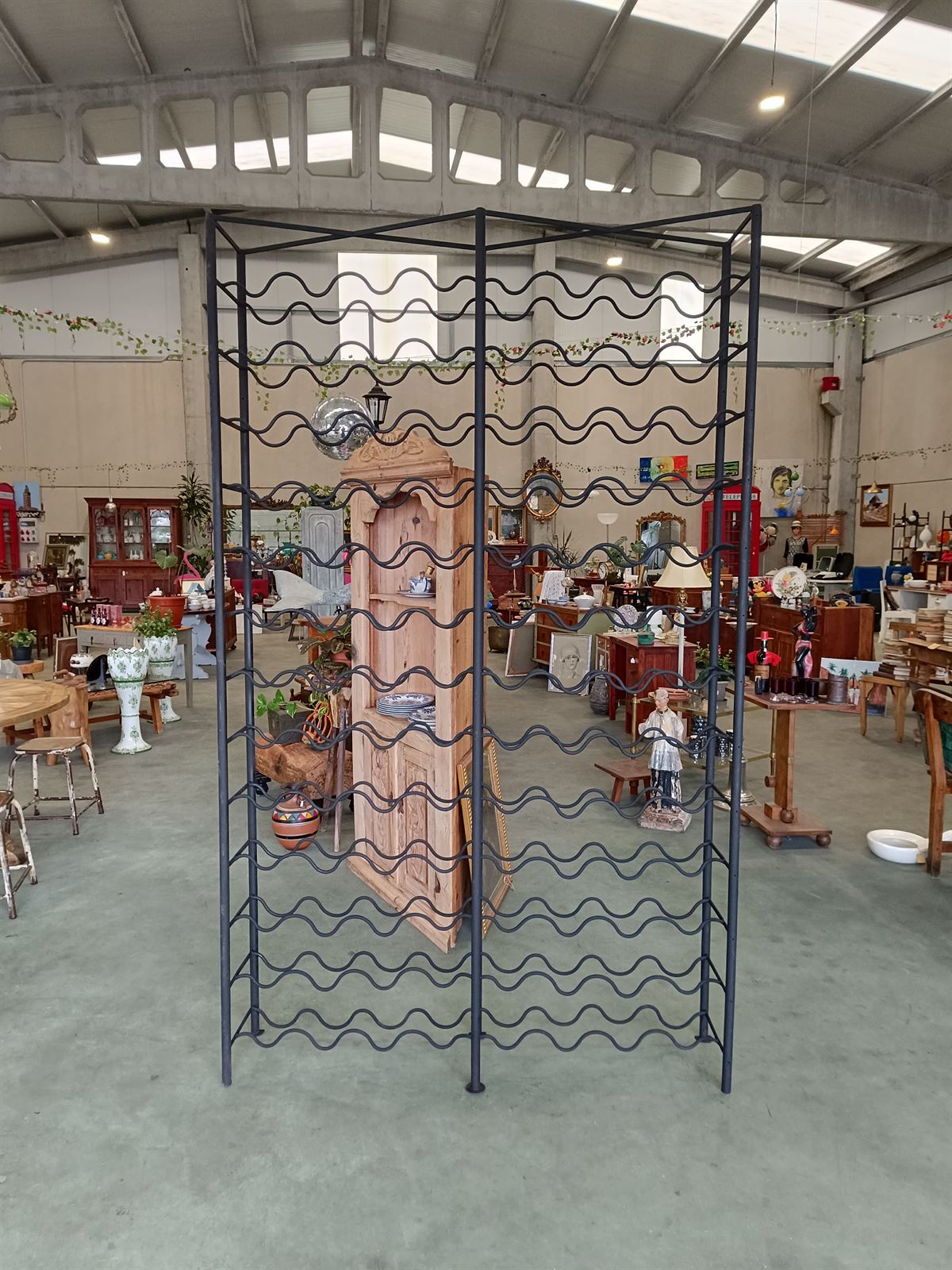 Estantería botellero de hierro - Imagen 2