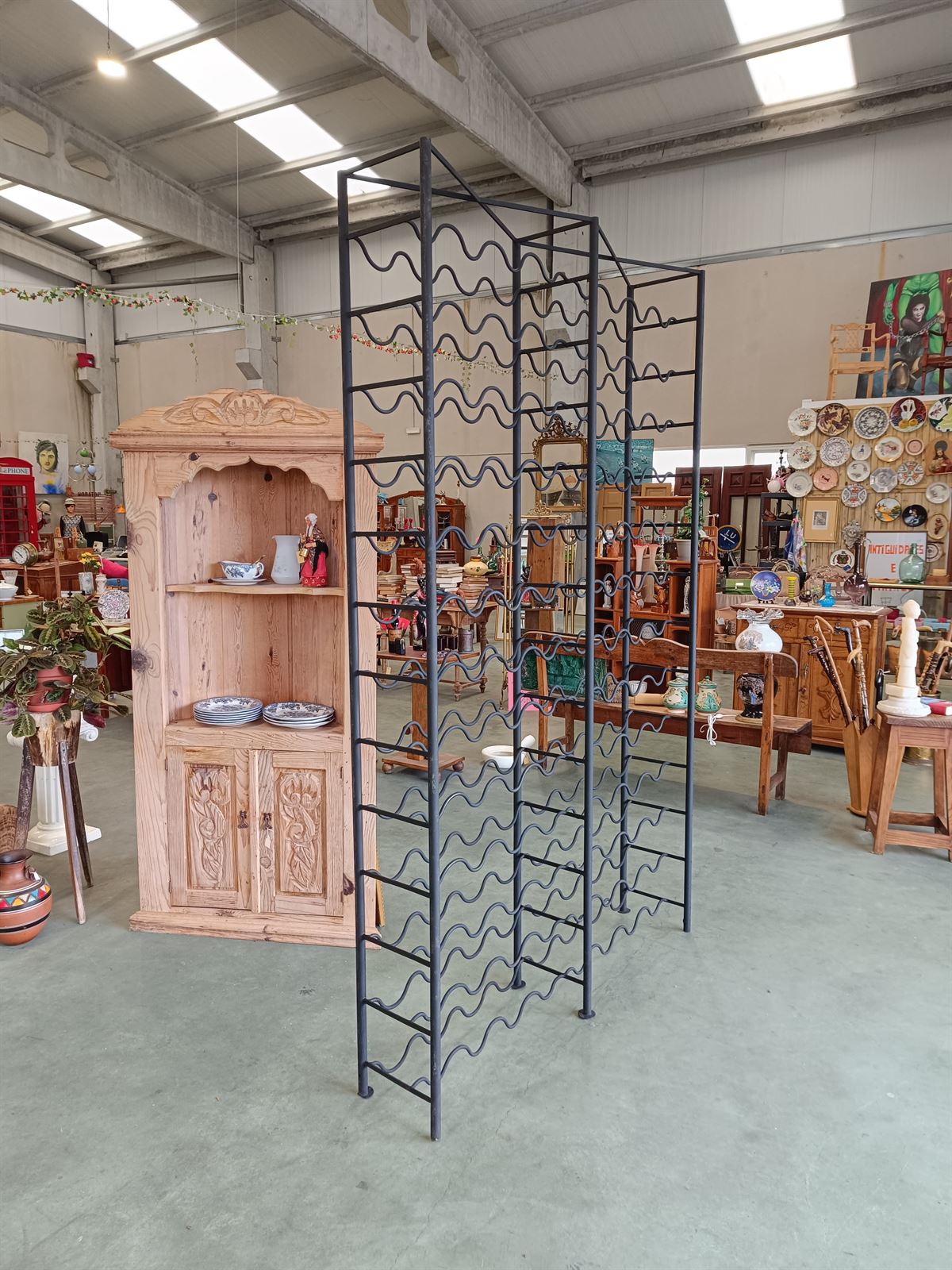 Estantería botellero de hierro - Imagen 3