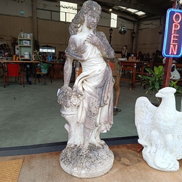 Estatua femenina art nouveau - Imagen 1