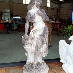 Estatua femenina art nouveau - Imagen 2