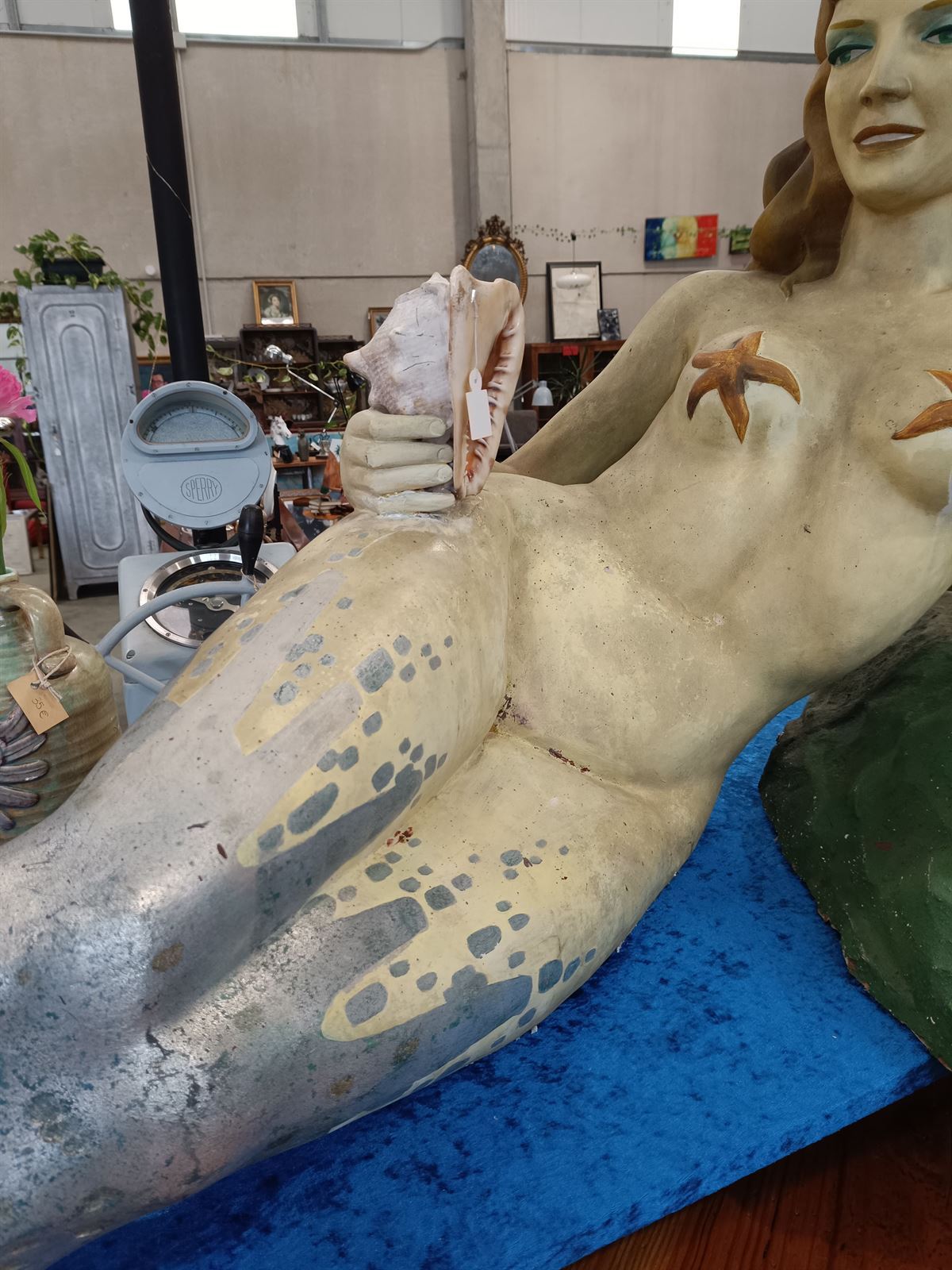 Estatua sirena de fibra de vidrio - Imagen 4