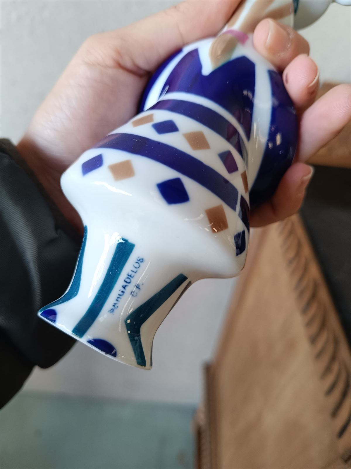 Figura "A Leiteira" porcelana de Sargadelos - Imagen 7