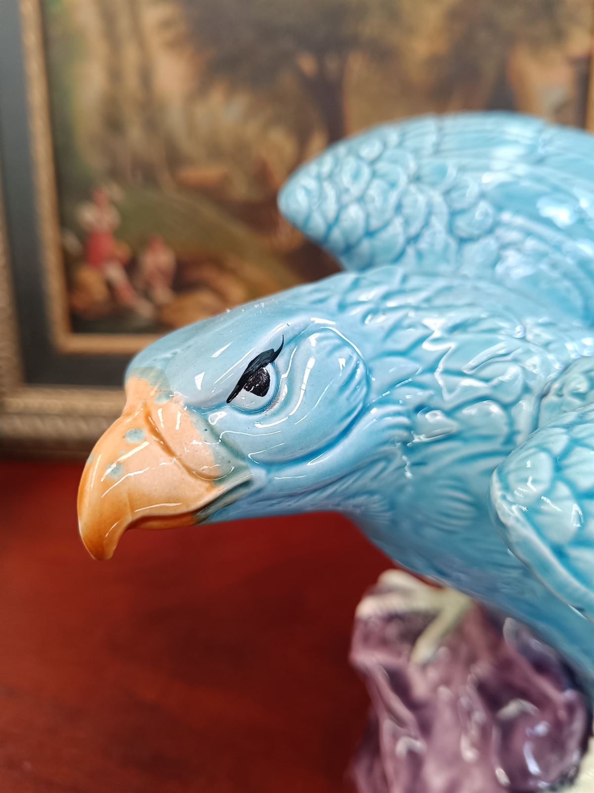 Figura águila cerámica Manises - Imagen 3
