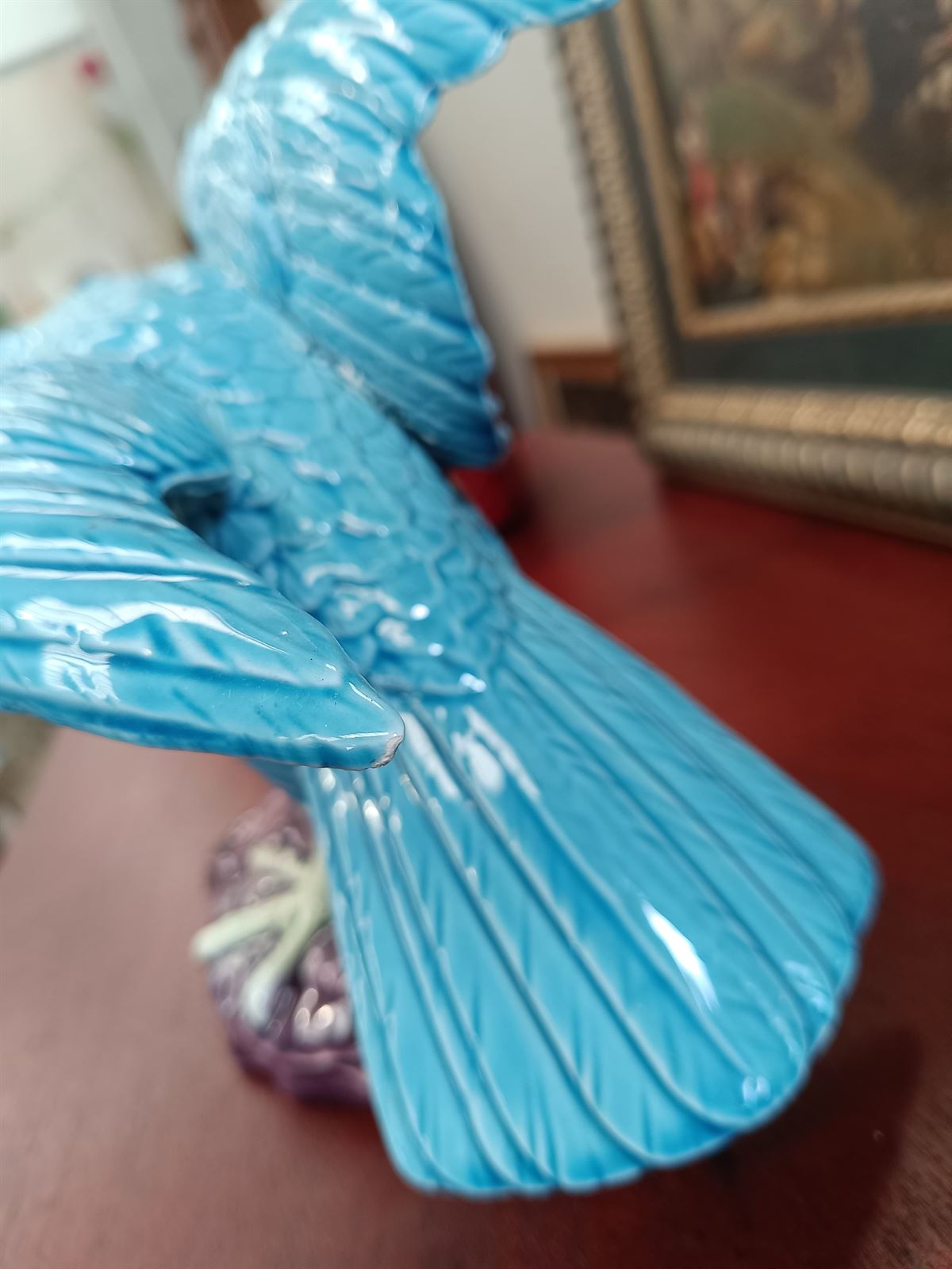 Figura águila cerámica Manises - Imagen 5