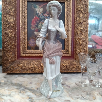 Figura campesina Lladró de porcelana - Imagen 1