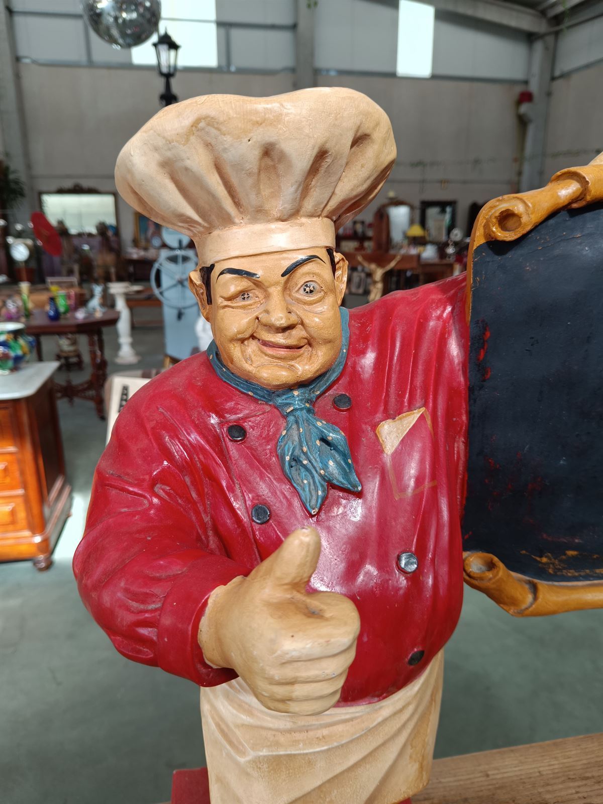 Figura chef con pizarra - Imagen 2