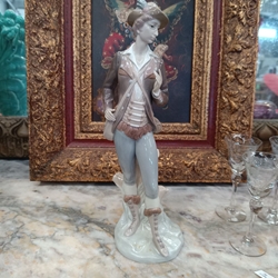 Figura Lladró caballero de porcelana - Imagen 1