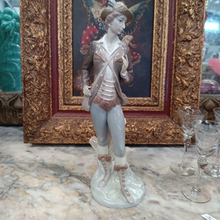 Figura Lladró caballero de porcelana - Imagen 1