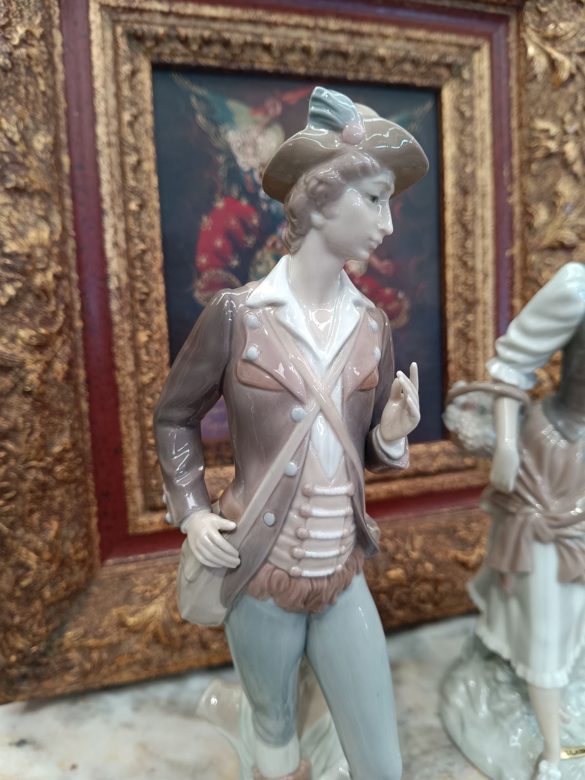 Figura Lladró caballero de porcelana - Imagen 5
