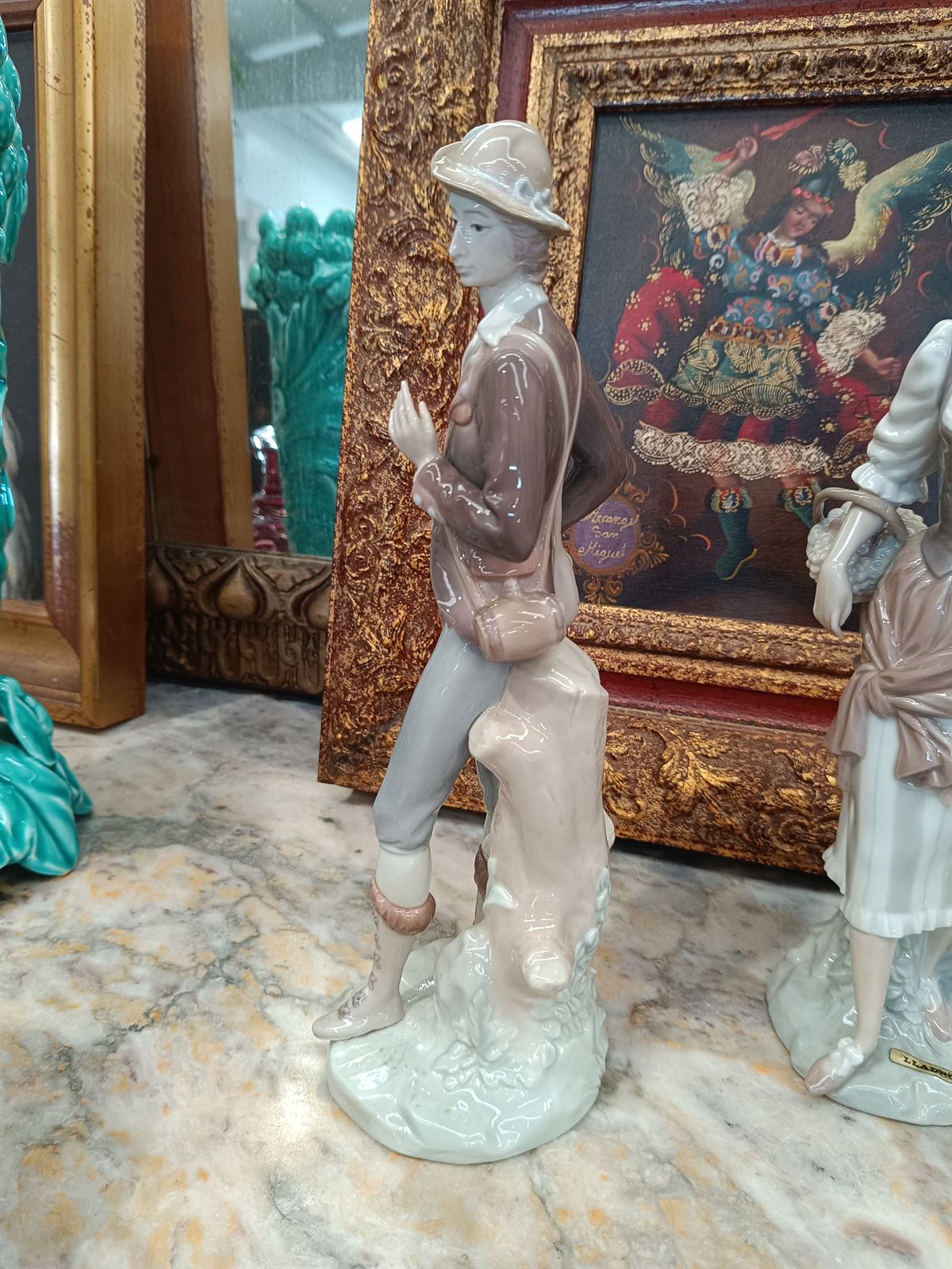 Figura Lladró caballero de porcelana - Imagen 6