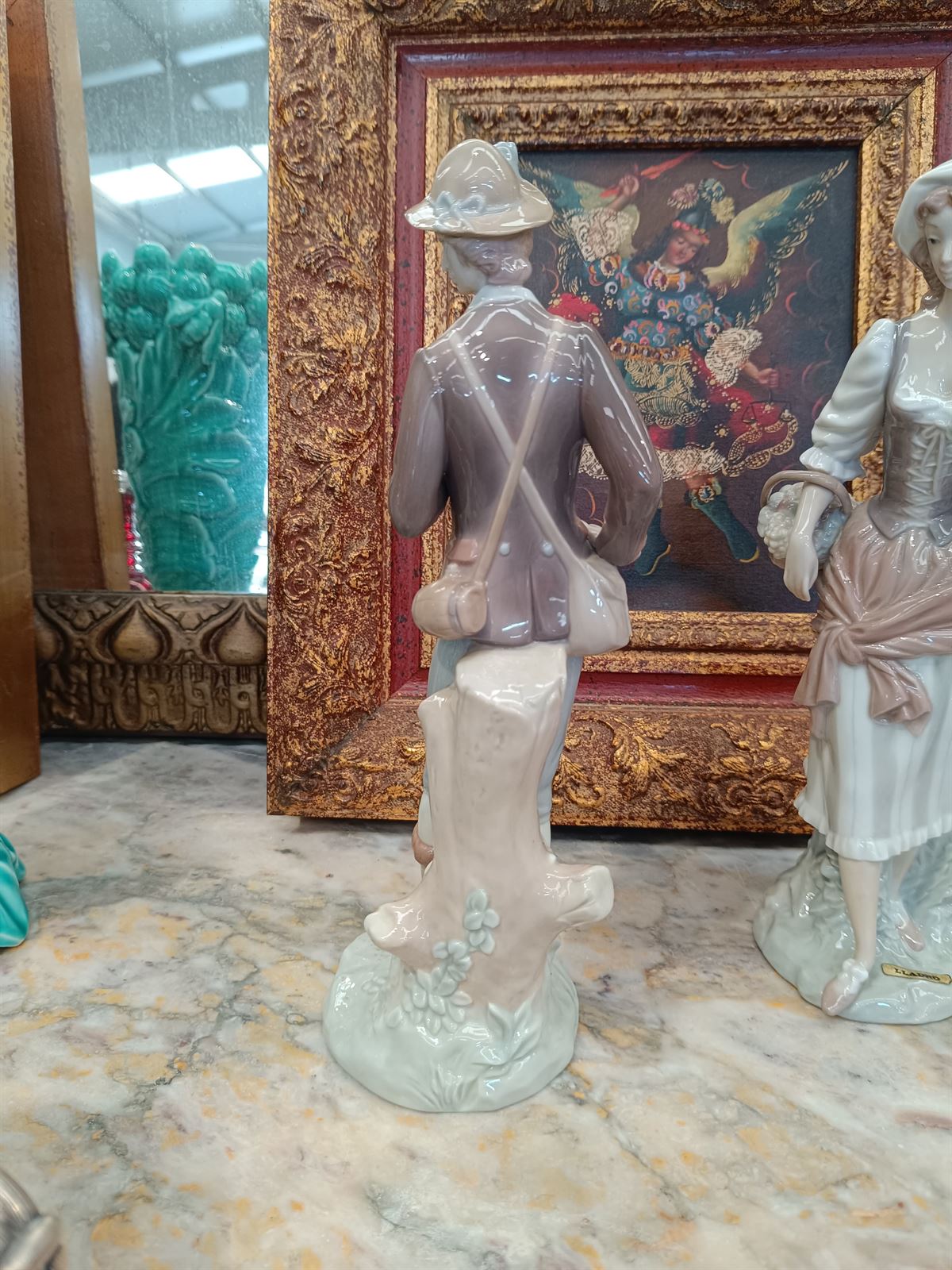 Figura Lladró caballero de porcelana - Imagen 7