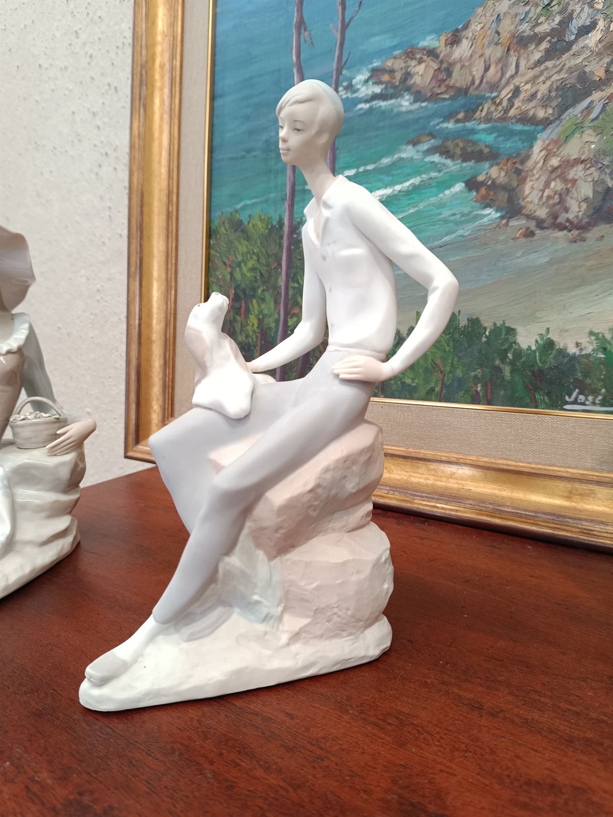 Figura Nao Joven con Perro - Imagen 3