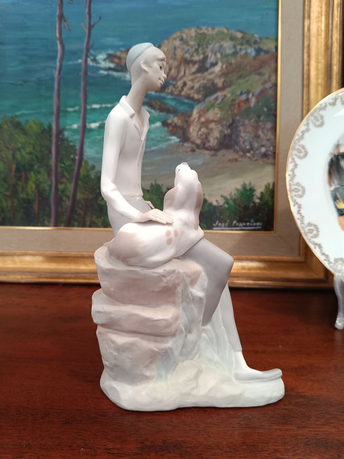 Figura Nao Joven con Perro - Imagen 5