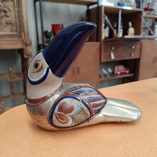 Figura tucán Tonala Pottery - Imagen 1