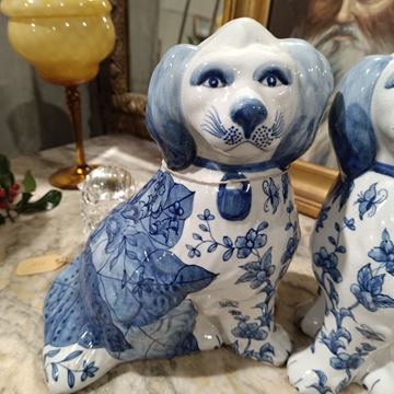 Figuras antiguas perros de cerámica - Imagen 2