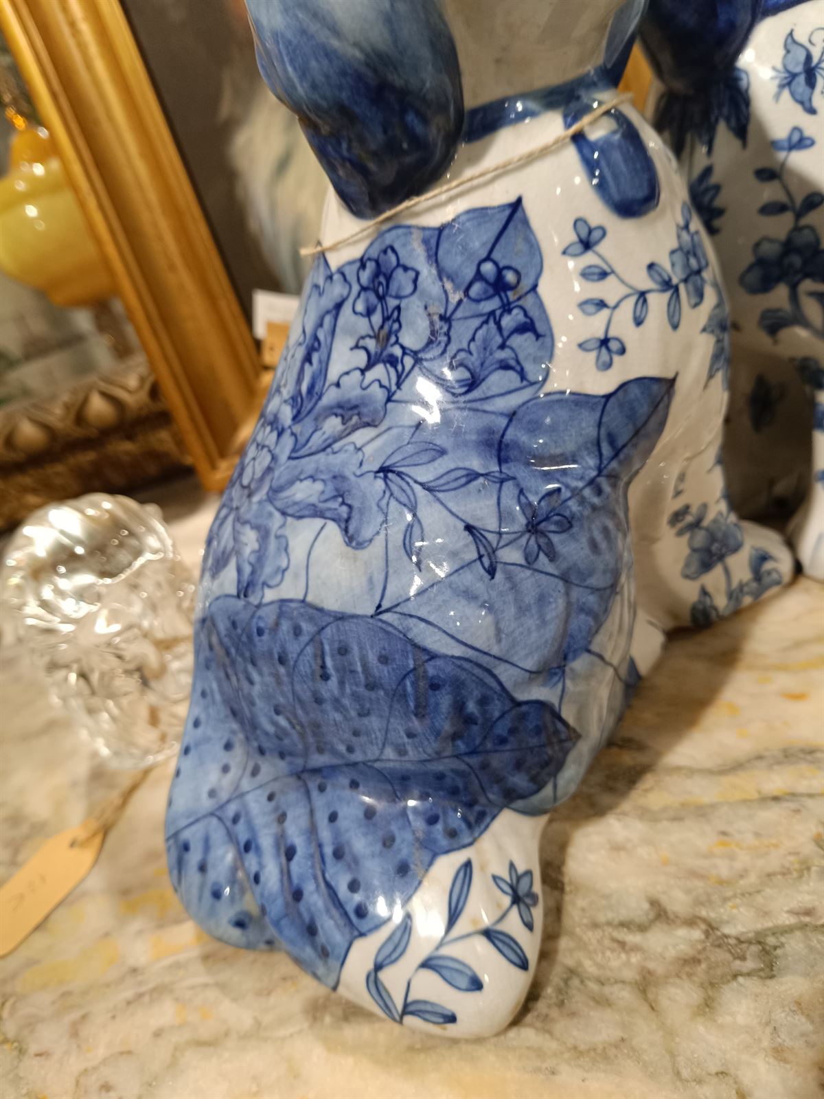 Figuras antiguas perros de cerámica - Imagen 4